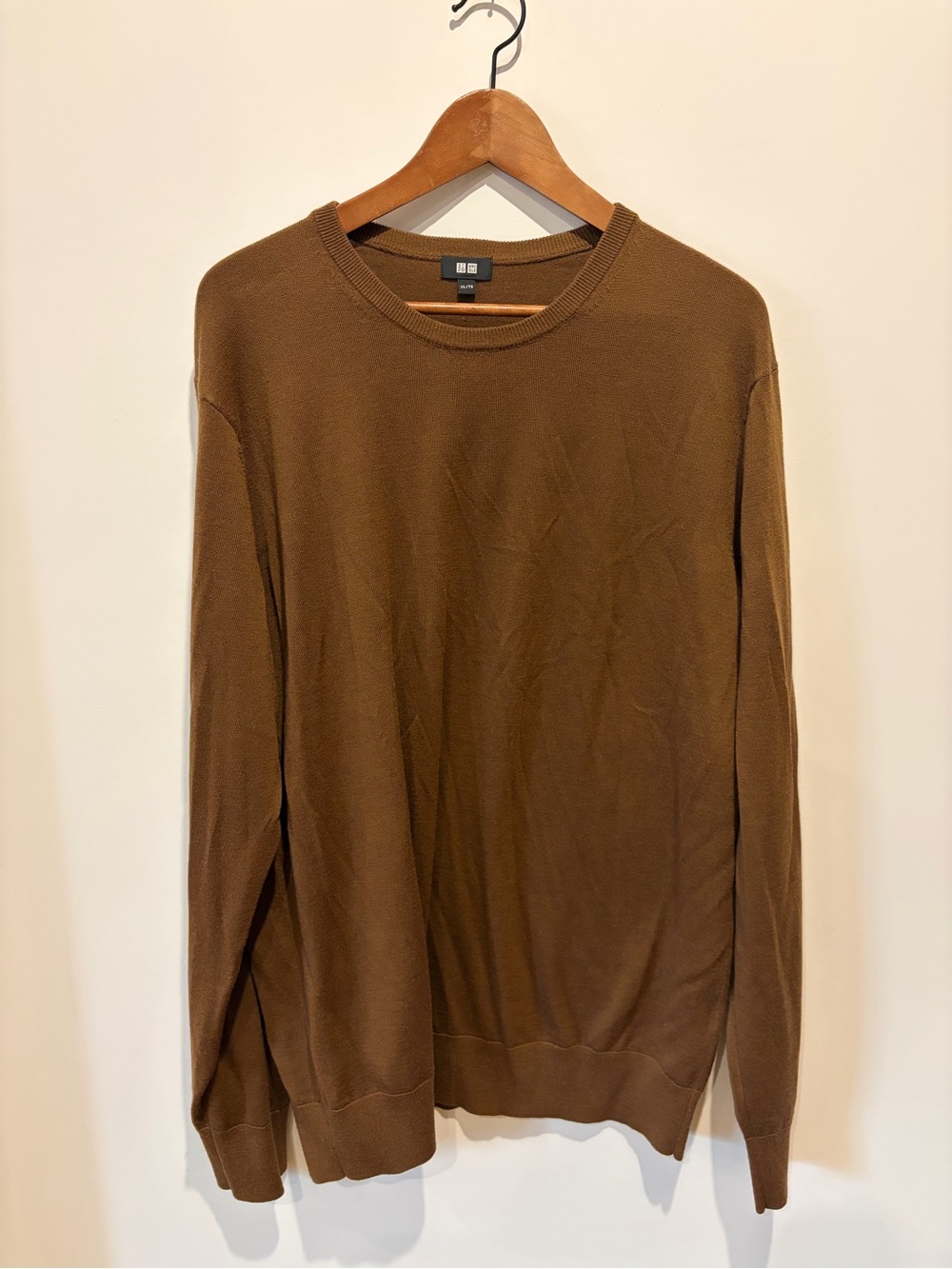 UNIQLO Brown Men's MerinoCrew Neck Sweater